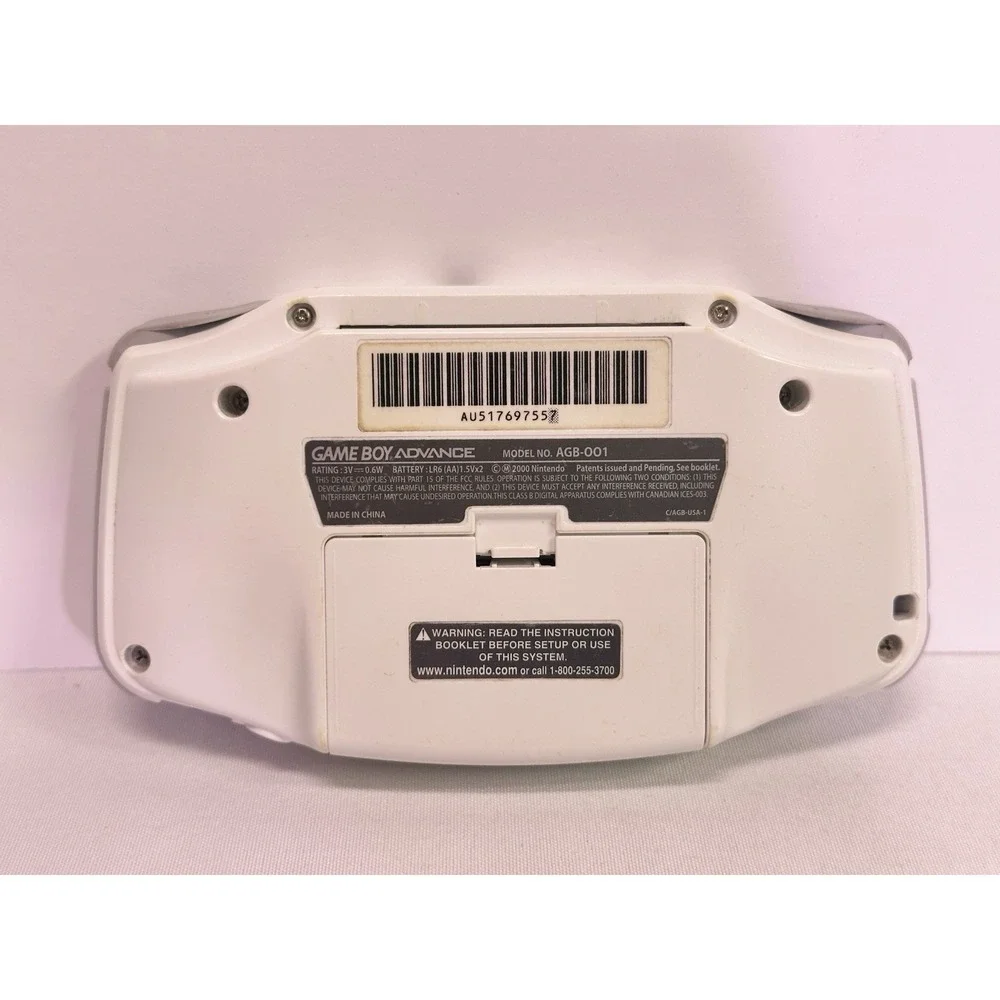 Nintendo Game Boy Advance Gaming Console - White